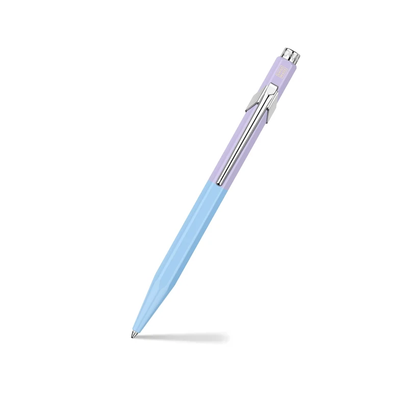 Caran D'Ache Ballpoint pen 849 Paul Smith Skyblue/Lavender, black M refill, in slimpack
