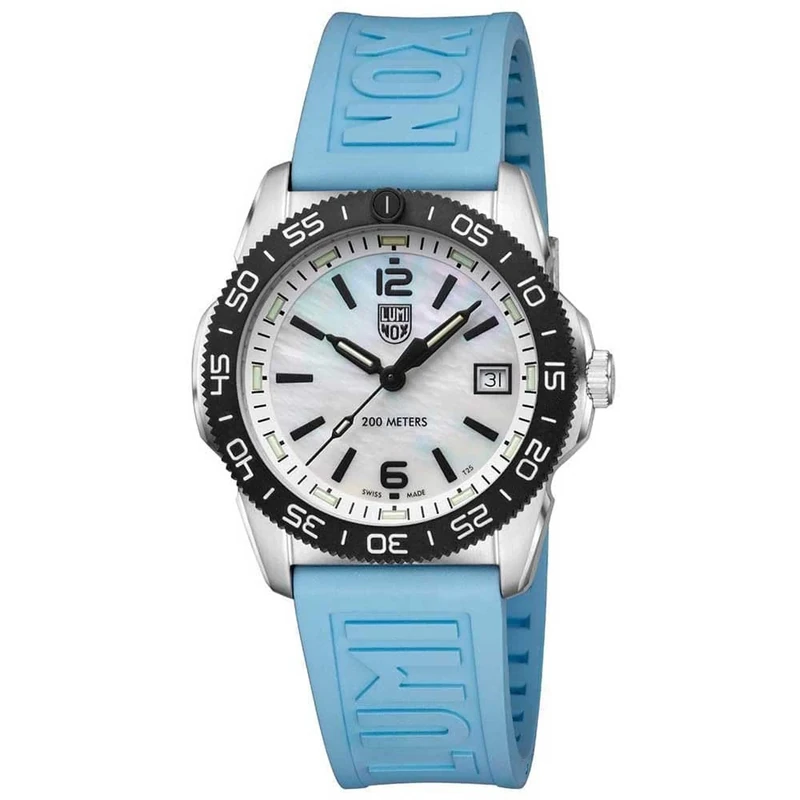 Luminox Men Analog Swiss Quartz Watch with Rubber Strap XS.3124M