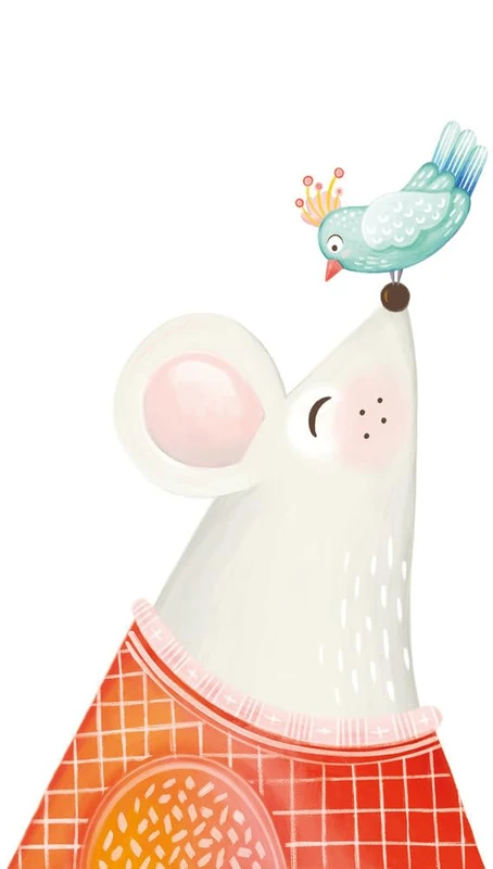 A.S. Création Non-Woven Wallpaper Animals in White, Red and Grey - Wall Wallpaper for Various Rooms - XXL Wall Picture 2.80 m x 1.59 m