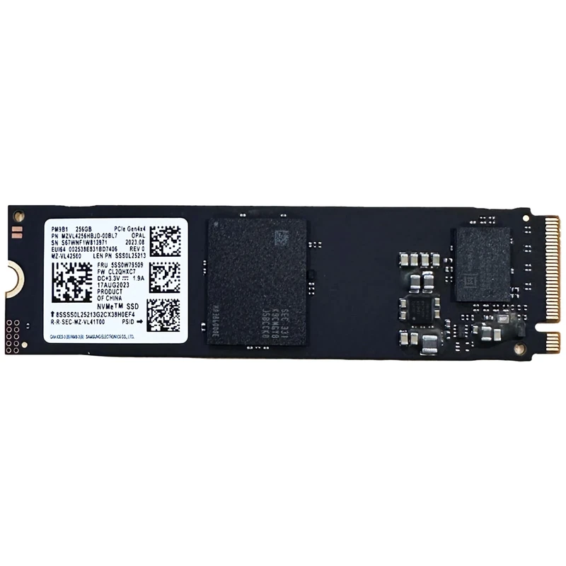 OEM Samsung PM9B1 256GB M.2 PCI-e GEN 4X4 NVME SSD Internal Solid State Drive 80mm 2280 Form Factor M Key