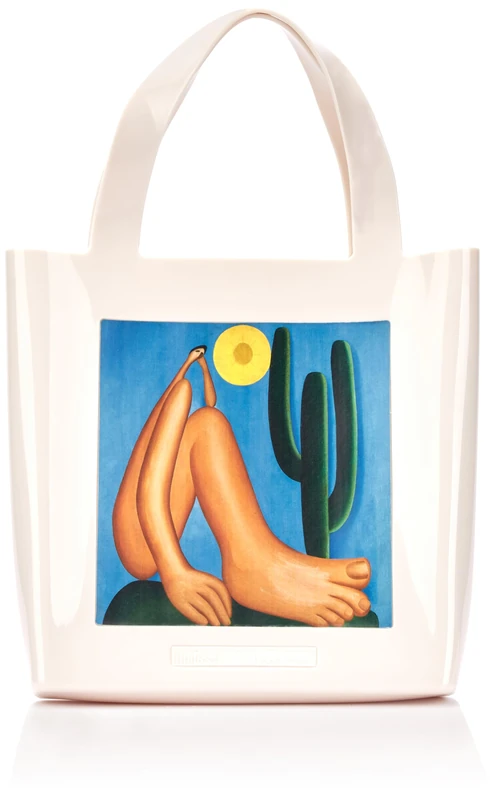 melissa Canvas Bag + TARSILA DO AMARAL AD, Women's Coupling, Beige, beige, Medium bag - Image 1