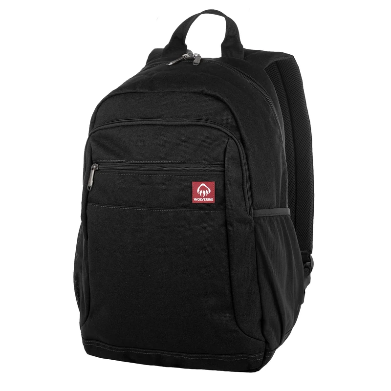 WOLVERINE Unisex's 23l Backpack-for Your Outdoor Adventures with Large Capacity and 15" Laptop Sleeve, Black, One Size