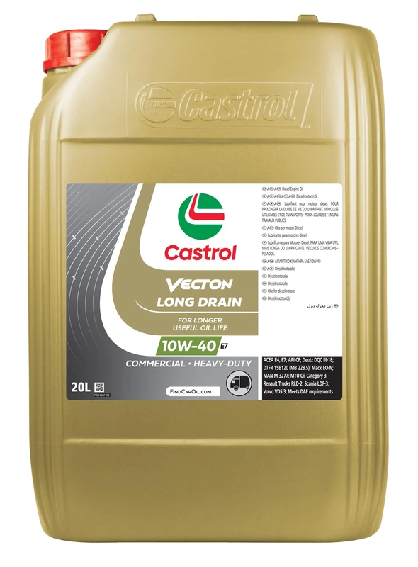 Castrol Vecton LongDrain 10W40 E7, 20L