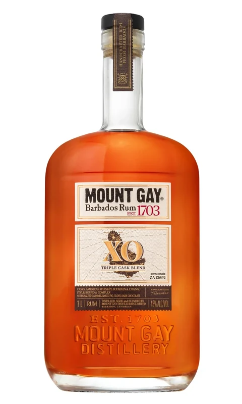 Mount Gay Barbados Golden Rum, XO Triple Cask Blend, 1 l