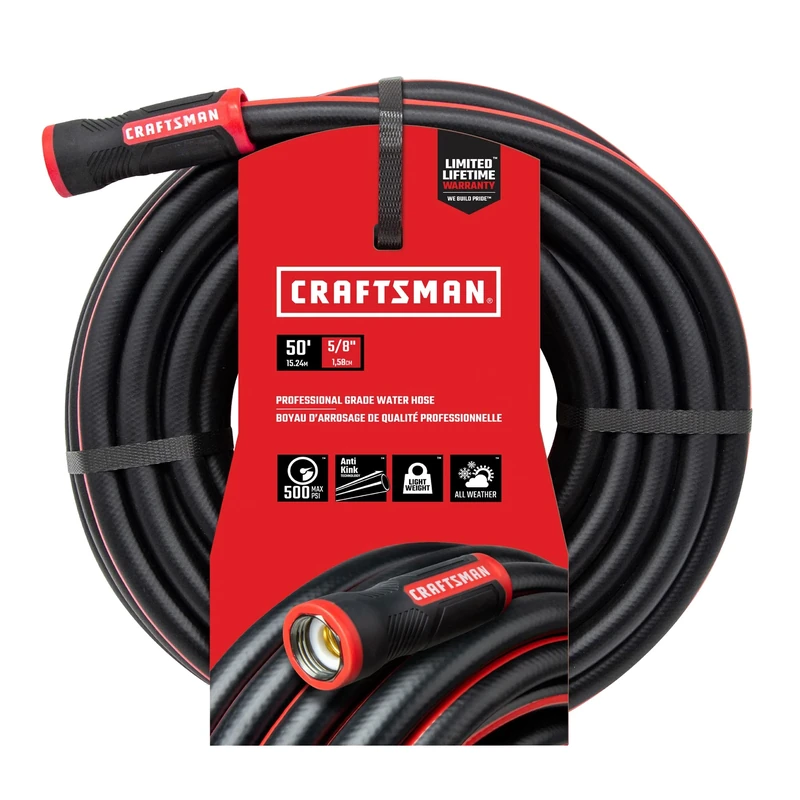 Craftsman 5/8 in. D X 50 ft. L Heavy Duty Professional Grade Garden Hose