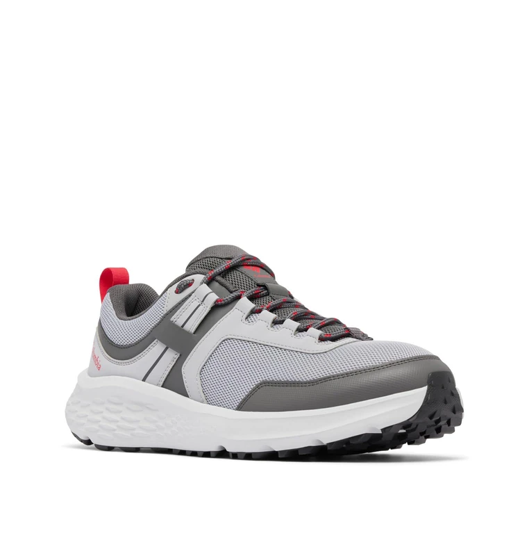 Columbia Men's Konos Low Hiking Shoe, Steam/Mountain Red, 8.5 UK