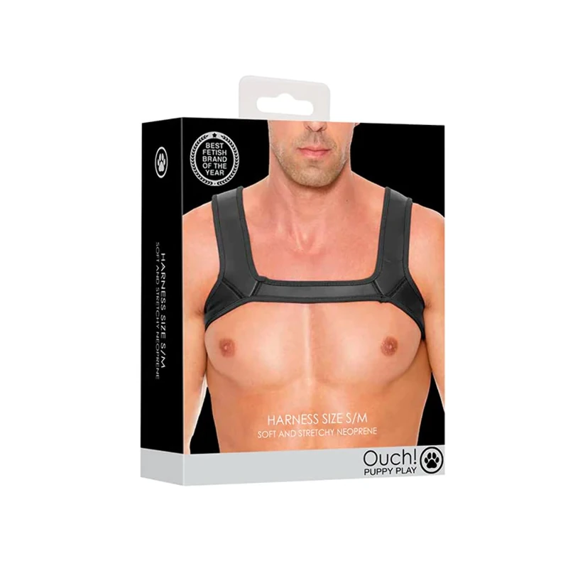 Shots Harness-OU708 Harness Black S/M