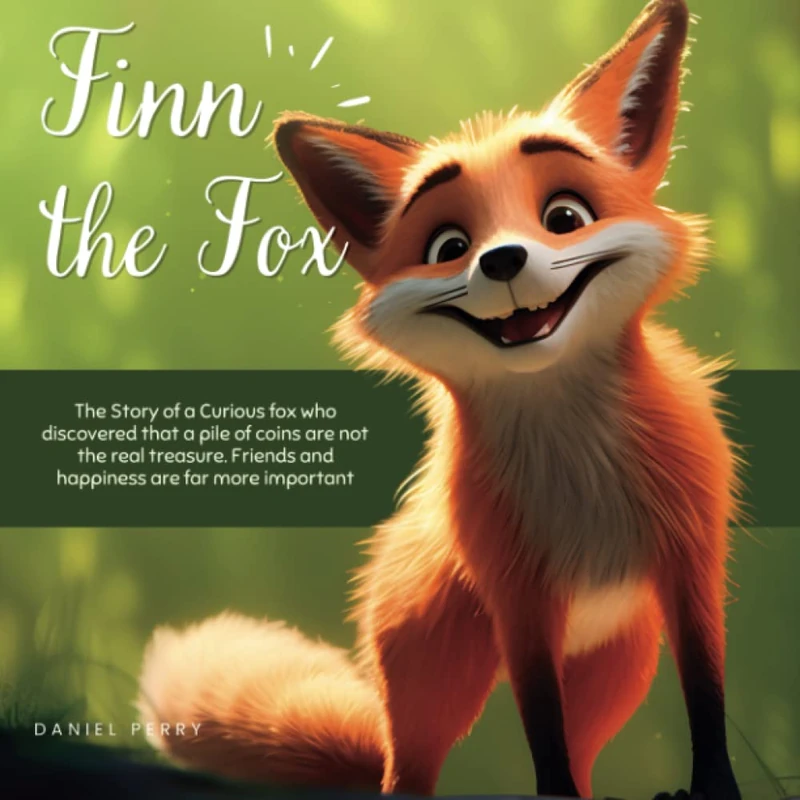 Finn, the Fox: The Story of a Curious fox who discovered that a pile of coins are not the real treasure. Friends and happiness are fare more important - Image 1