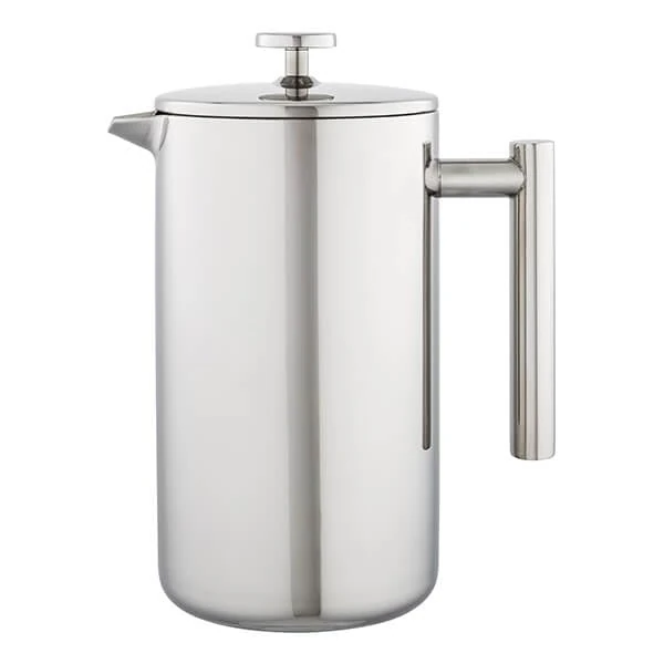 Stellar Double Wall Stainless Steel Cafetiere – 1.4L Stainless Steel Insulated French Press Coffee Maker