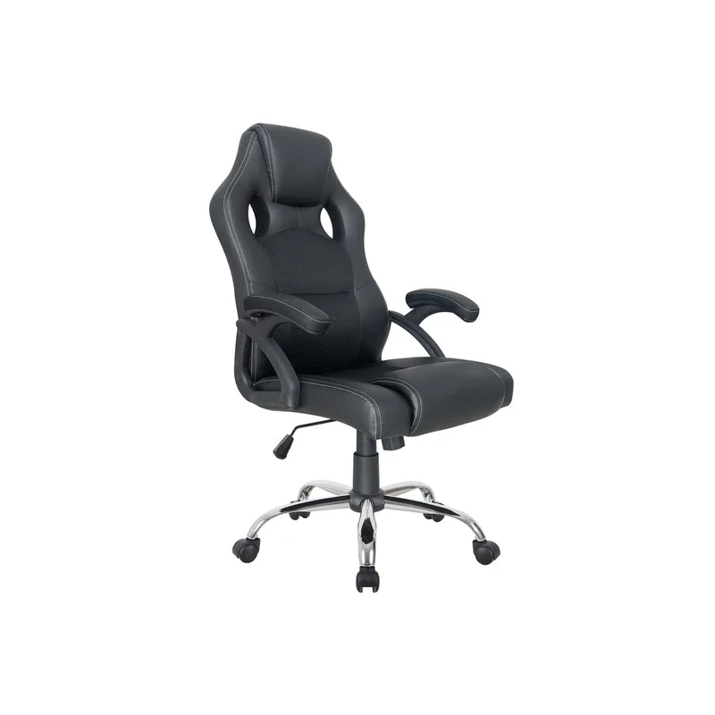 Silla OFICINA EQUIP ERGONOMICA Negra PU HQ - Image 1