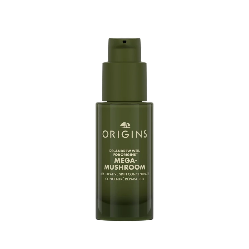 Origins Mega-Mushroom Restorative Skin Concentrate Serum | Visibly Reduces Redness & Strengthens Skin's Barrier | With Reishi Mushroom, 30 ml