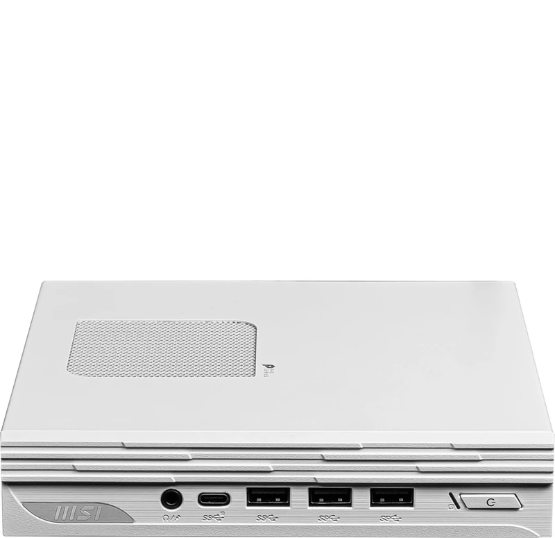 MSI Pro DP10 13M-003EU Intel® Core? i7 i7-1360P 16 Go DDR4-SDRAM 1 to SSD Windows 11 Pro Mini PC Blanc