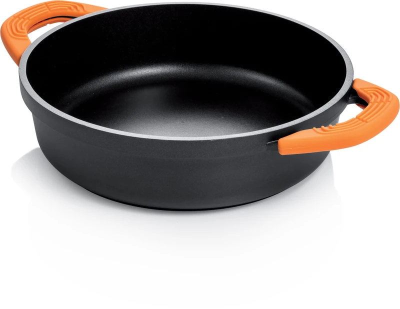 Tescoma SmartClick 780488 Frying Pan Diameter 28 cm with Removable Silicone Handles, 4 Litre Capacity