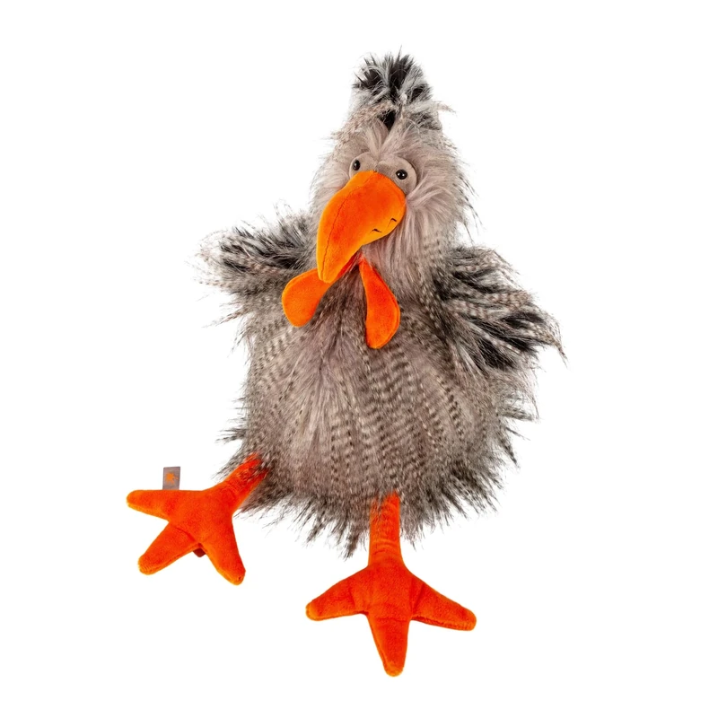 Sigikid 42979 Roost Boost Kikeriki Cuddly Toy for Girls and Boys:Collecting, Gifting, Playing, Cuddling, Recommended for Children and Adults from 3 to 99 Years