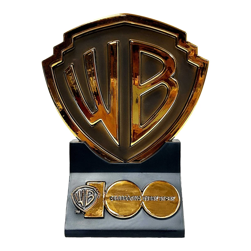Nemesis Now Warner Brothers 100th Anniversary Plaque 20cm, Resin, Gold, Warner Bros Commemorative Shield, Limited Edition, WB 100, Cast in the Finest Resin, Hand-Painted - Image 1