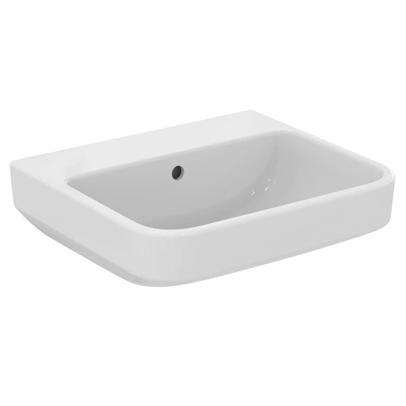 Ideal Standard i.Life B 50cm Bathroom Sink/Basin, no tap Hole, T533701, White
