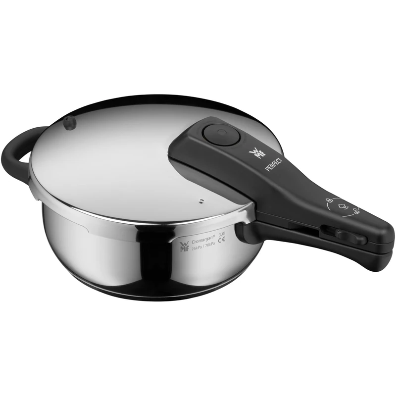 WMF Perfect Pot, Diameter 22 cm, Diameter 3 Litres, Cromargan Stainless Steel for Induction