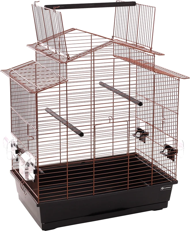 Flamingo PARAKEET CAGE FREYA COPPER 59x38,5x65,5CM