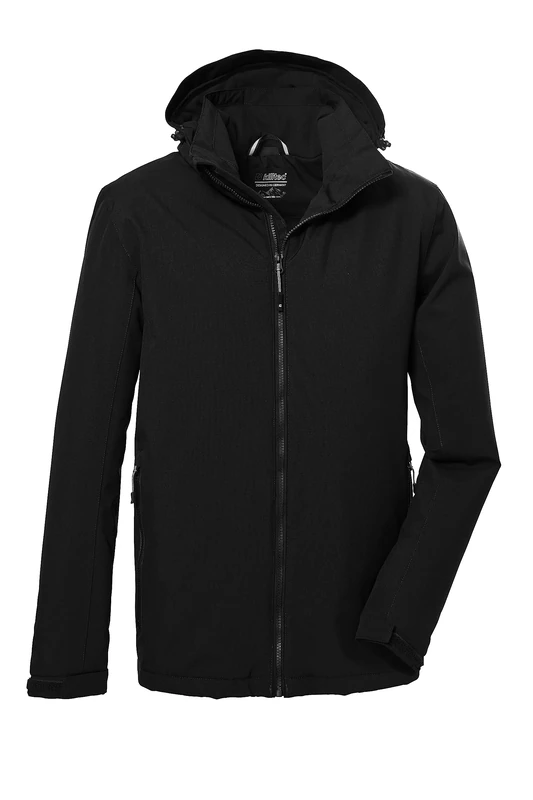 Killtec Men's Kow 22 Mn Jacket Functional Jacket/Outdoor Jacket with Removable Hood