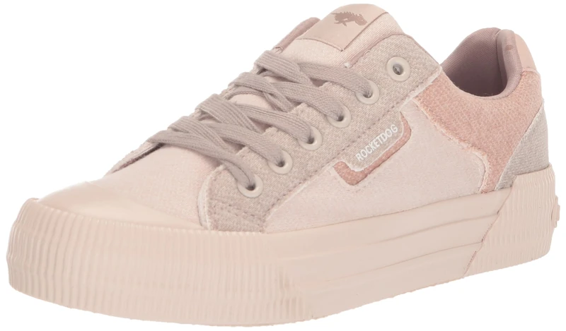 Rocket Dog Women's Cheery Sneaker, Color Block Natural, 6 UK