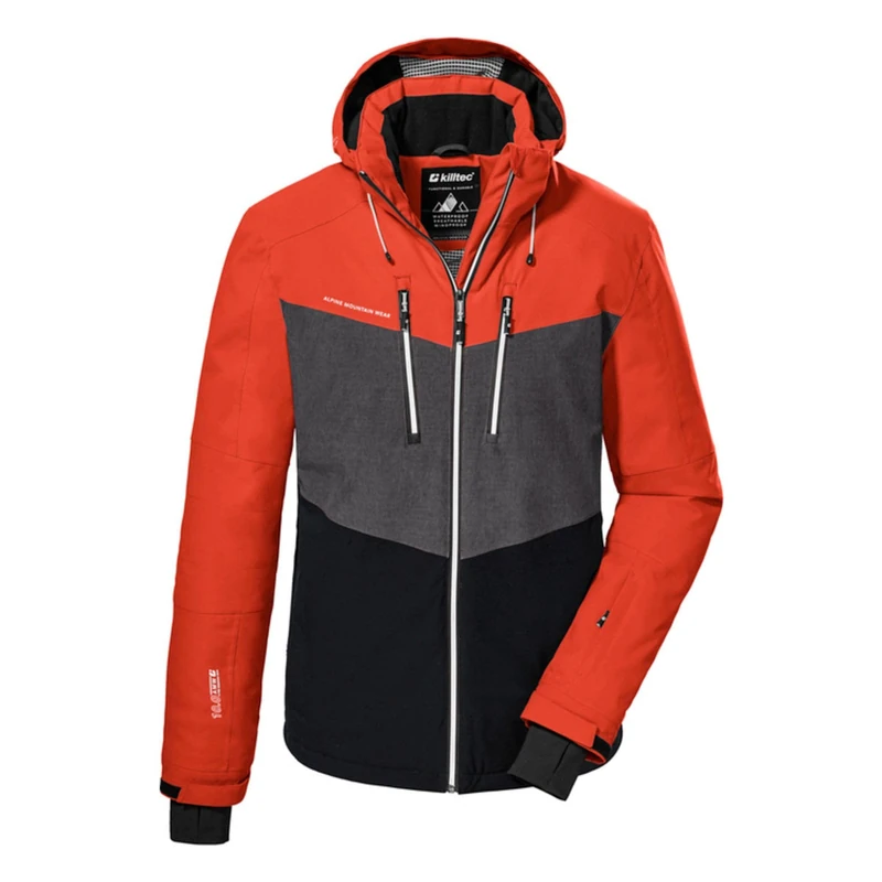 Killtec Men's Ksw 45 Mn Ski Jacket/Functional Jacket with Removable Hood and Snow Guard