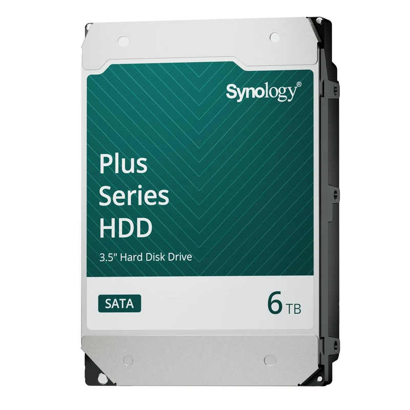 Synology 6TB HAT3300 HDD - 1 millions hours MTBF, 180TB/year workload, 5400prm
