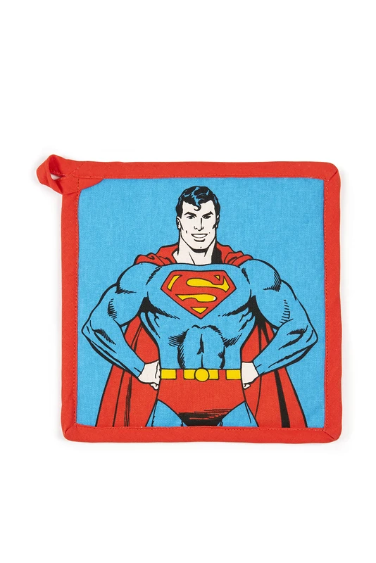 Excelsa Superman Kitchen Pot Holder, Cm. 20 x 20, Lining 100% Cotton, Filling Polyester - Image 1