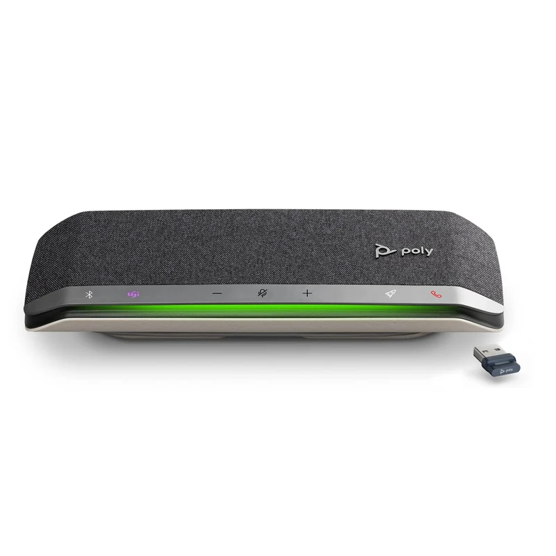 Poly Sync 40+ Smart Speakerphone - Flexible Workspaces - Connect to PC/Mac via BT700 Adapter and Smartphones via Bluetooth - Certified for Microsoft Teams