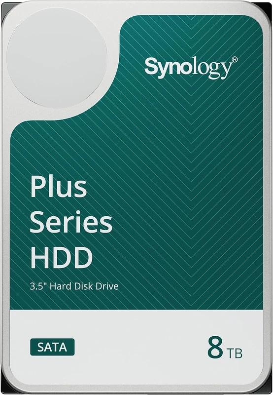 Synology 8TB HAT3300 HDD - 1 millions hours MTBF, 180TB/year workload, 5400prm