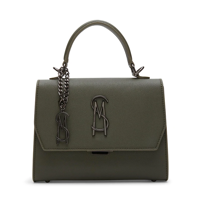 Steve Madden Women's LATTUCA Top Handle Crossbody, Olive, One Size - Image 1