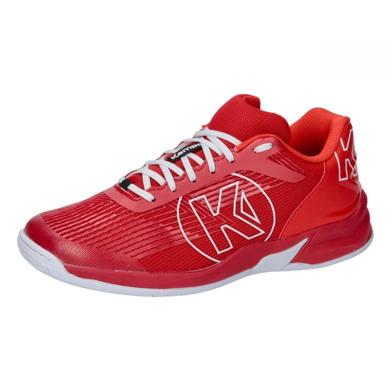 Kempa Unisex Attack Three 2.0 Handball Trainers Trainers, red, 10.5 UK