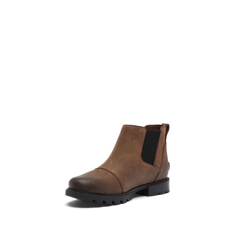 Sorel Women's EMELIE™ III CHELSEA WP, Tobacco, Black, 6.5 UK
