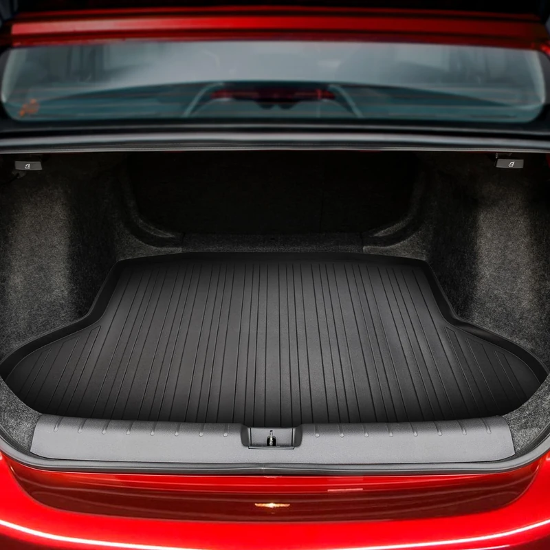 Premium Cargo Liner for Honda Civic Sedan 2016-2021 - 100% Protection - Custom Fit Car Trunk Mat - Easy-to-Wash & All-Season Black Cargo Mat - 3D Shaped Laser Measured Trunk Honda Civic Sedan