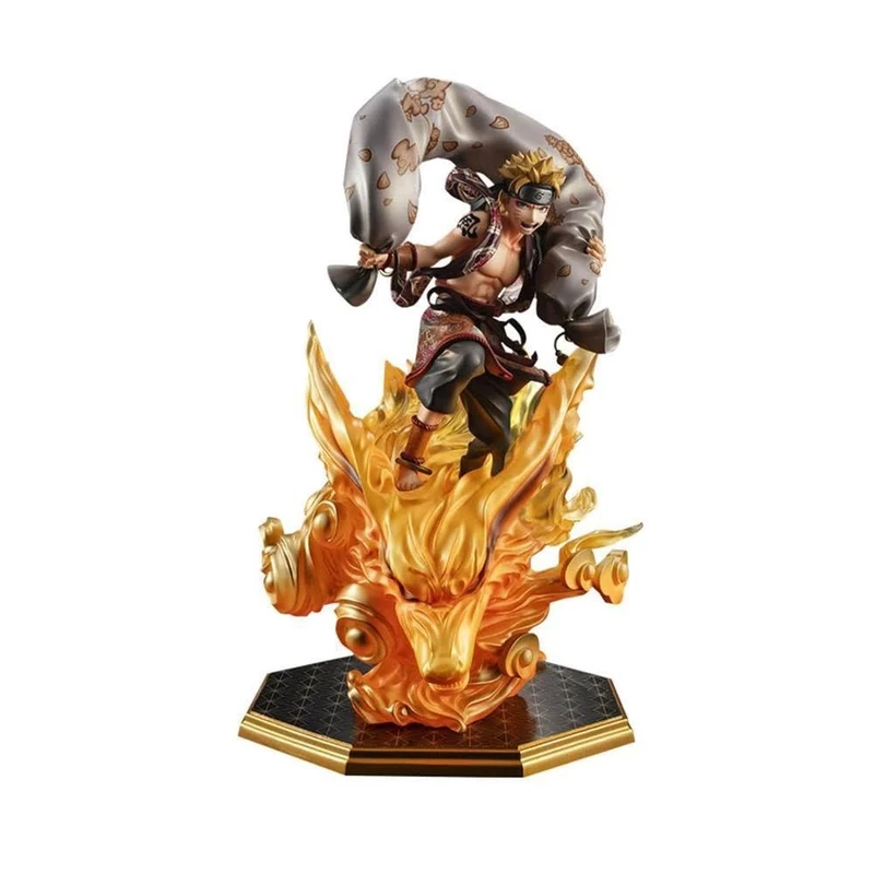 BANPRESTO Naruto Uzumaki Wind God Statue, 28 cm, Black