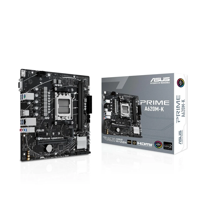 ASUS PRIME A620M-K (Socket AM5/A620/DDR5/S-ATA 6Gb/s/Micro ATX)