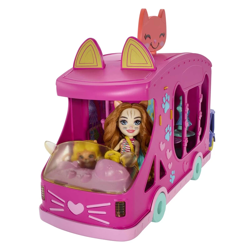 Enchantimals Glam Party Doll and Fashion Car Playset HPB34