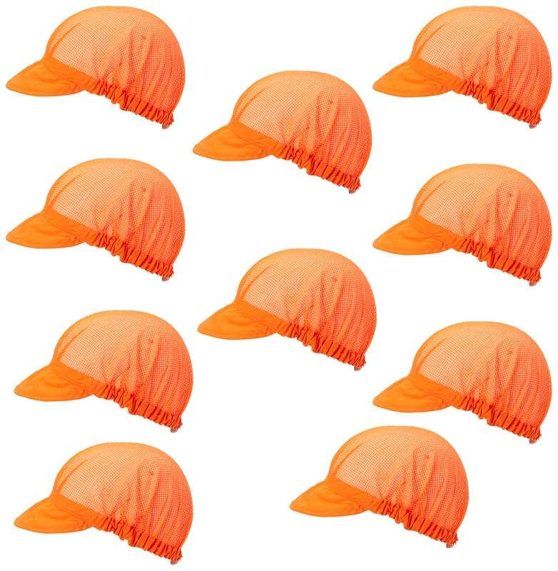 MISEMIYA Pack 10 Units-UNISEX VISOR HAT CZ-10-915, orange, EinheitsSize (pack of 10)