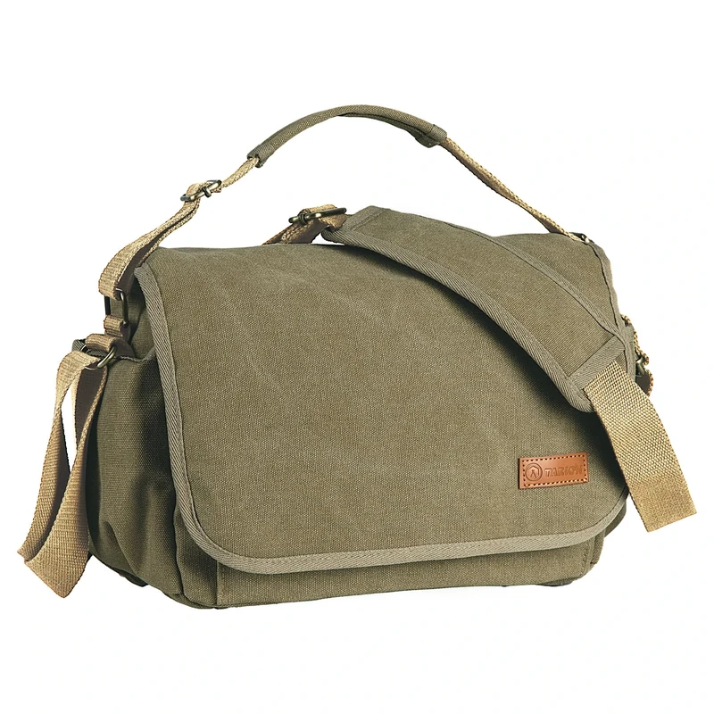 TARION Camera Shoulder Bag DSLR Camera Case Bag SLR Messenger Bag Retro Vintage Style with Rain Cover Waterproof Shockproof Sling Shoulder Lens Bags(Green)