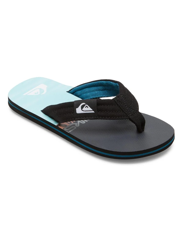 Quiksilver - Molo Layback Yt Basic Sandal for Boys - Black/Black/Blue - 10 UK - Image 1