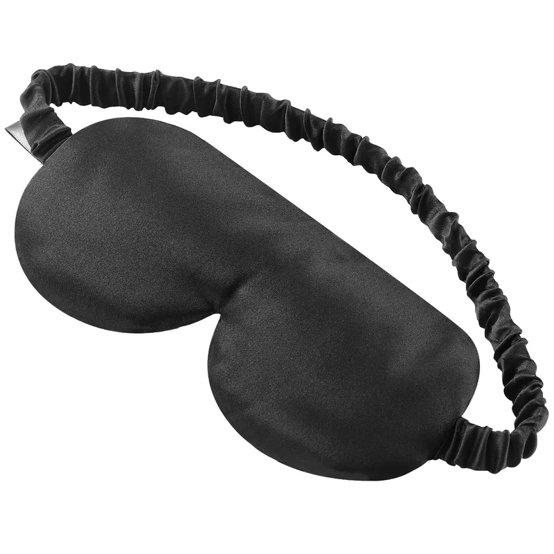 ALASKA BEAR 22 Momme Silk Sleep Mask - Scrunchy Over-Ear Band - Image 1