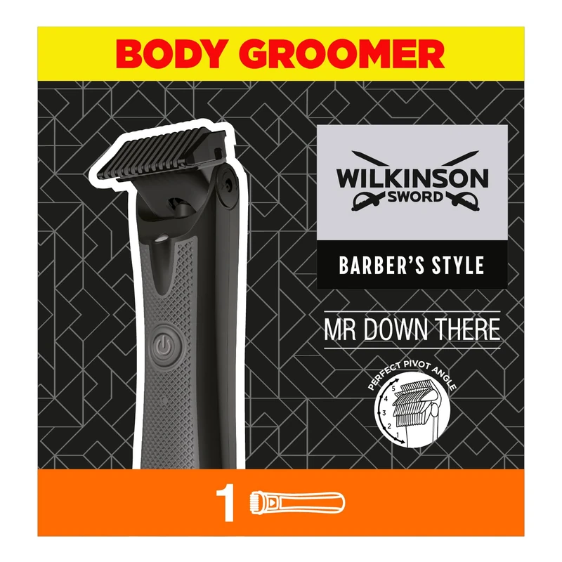 Wilkinson Sword Barber's Style Mr Down There Men's Electric Body Timmer Rechargeable