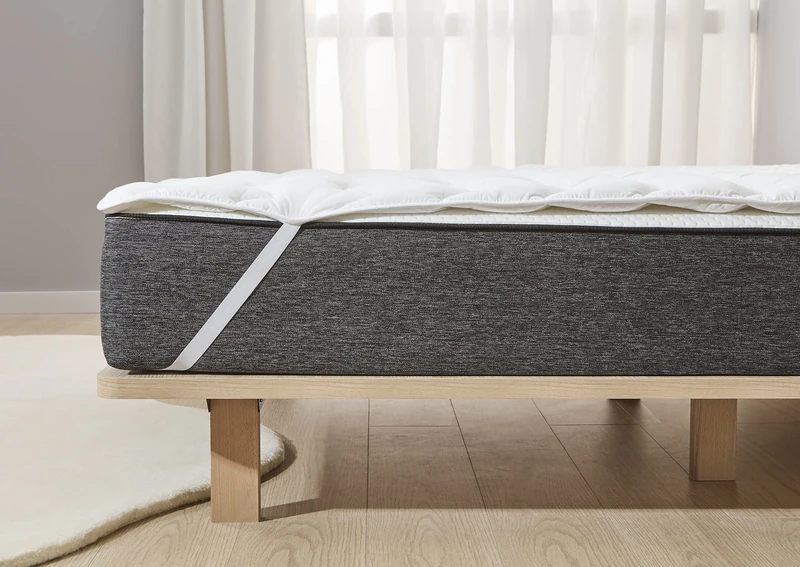 Marmota Extra Soft Fibre Topper 100% Cotton, Mattress Topper (90 x 190 cm)