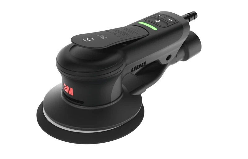 3M Xtract Electric Random Orbital Sander, 88853, 150 mm, Central Vacuum, 5 mm Orbit, 110V, Plug Type EN60309