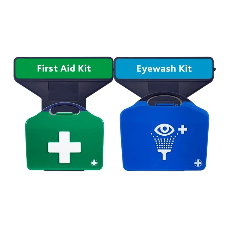 Reliance Medical First Aid Point AuraPoint - 2 Unit Point - Small BS5899-1 First Aid Kit & Double Eyewash Station