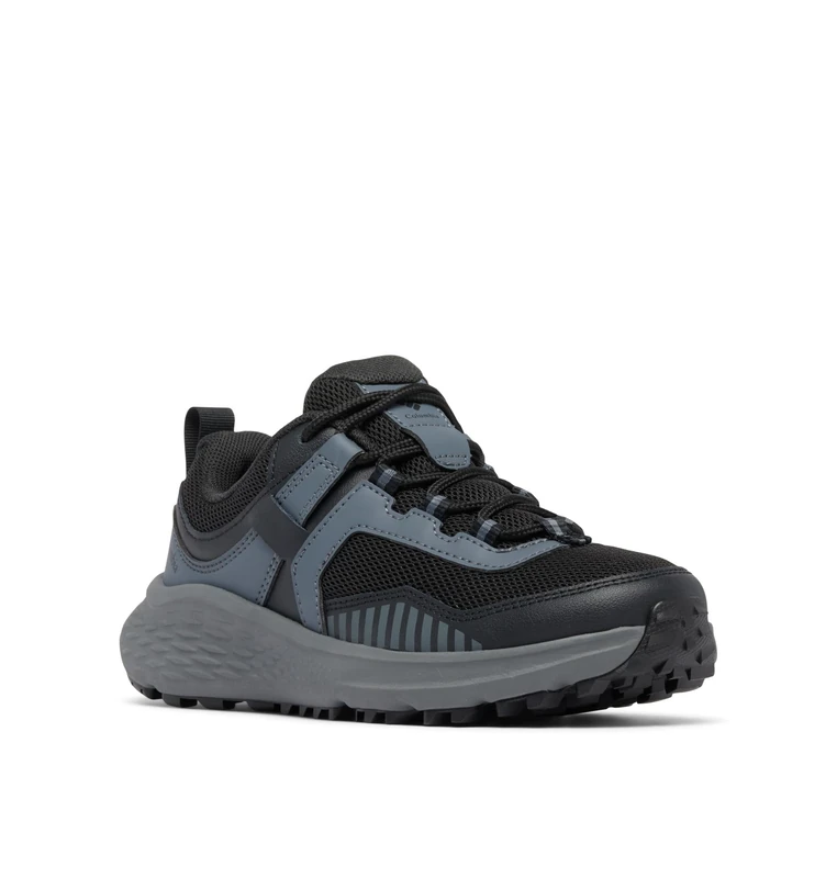 Columbia Unisex Kids Kids Konos Low Low Rise Hiking Shoes, Black (Y Black x Graphite), 2 UK