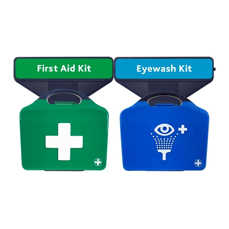 Reliance Medical First Aid Point AuraPoint - 2 Unit Point - Medium BS5899-1 First Aid Kit & Double Eyewash Station