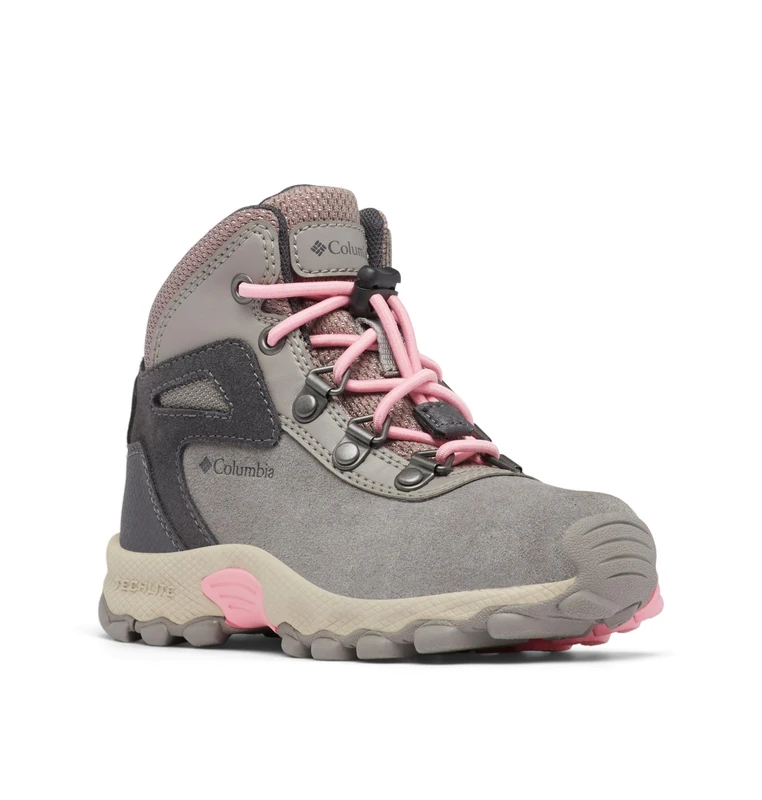 Columbia Unisex Kids Kids Newton Ridge Amped mid rise hiking boots, Black (C Stratus x Pink Orchid), 11.5 UK