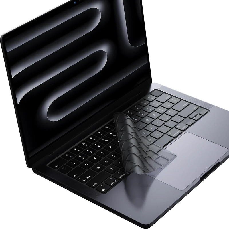 Soonjet Premium Keyboard Cover Protector for MacBook Air 15", 13.6", MacBook Pro 14" 16" - Ultra Thin Keyboard Skin Compatible With M2 M3 Chip Pro/Max Models 2021-2024