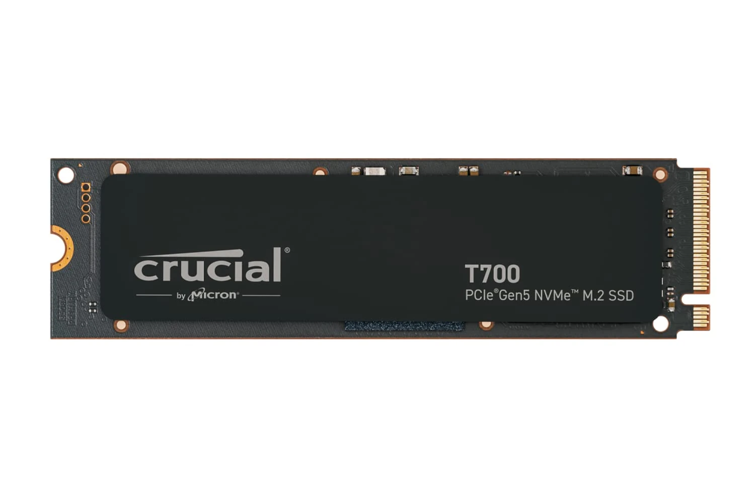 Crucial T700 2TB 3D NAND NVMe PCIe5.0 M.2 SSD UnHeatsink Model Up to 12,400MB/S CT2000T700SSD3JP