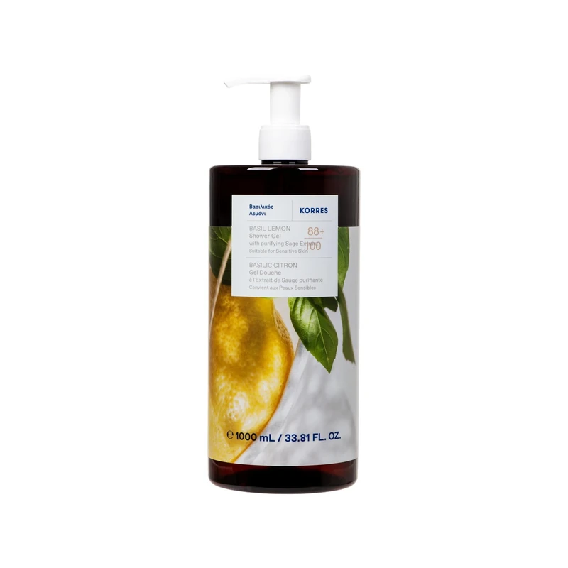 Renewing Shower Gel Basil Lemon 1L